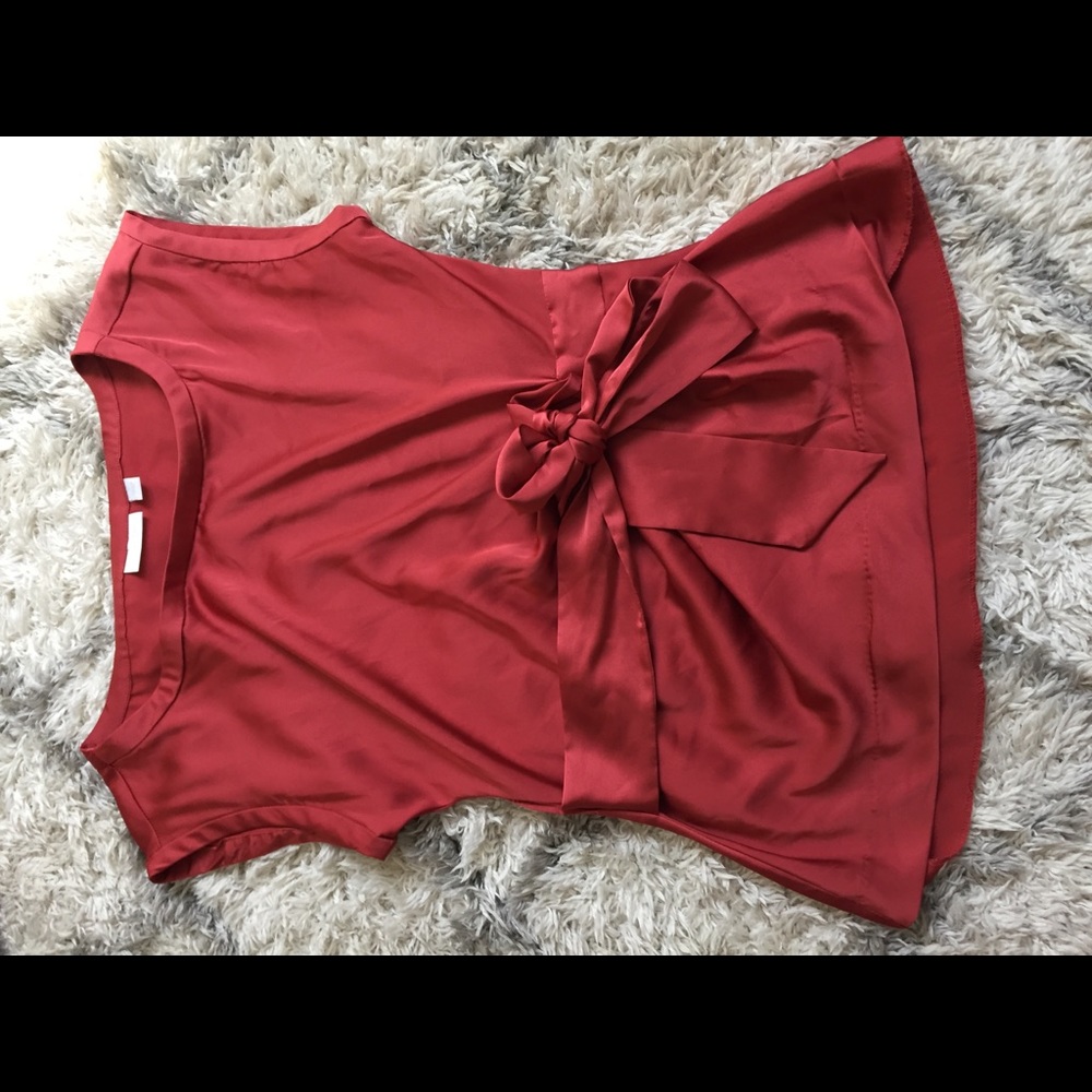Cute satin top